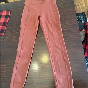 Rust Red High-Waisted Leggings lululemon